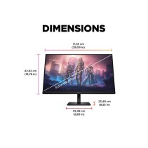 HP OMEN 31,5" QHD IPS monitor 165 Hz, 1 ms, 400 cd/m², DP + 2×HDMI, podesiva visina i pivot, 2 god. garancija