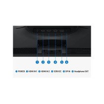 Samsung 27" Odyssey G53 2560x1440 IPS monitor 200 Hz 1 ms 300 cd/m² 1000:1 DP 2× HDMI tilt AMD FreeSync