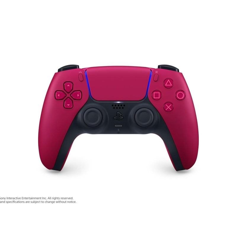 Sony DualSense bežični kontroler za PS5 – Cosmic Red, haptička povratna informacija, adaptivni okidači, 2,1 GHz bežična veza.