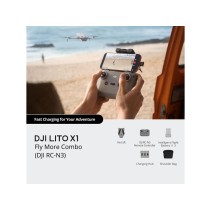 DJI Lito X1 FMC – 4K kamera, 12 MP foto, 3‑osni gimbal, RC‑N3 kontroler, 236 g
