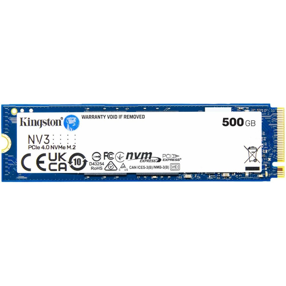 Kingston 500GB NVMe SSD - 5000/3000 MB/s SNV3S/500G