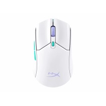 HyperX Pulsefire Haste 2 Core – bežični gaming miš bijeli, ultra‑lagan 63 g, HERO 2.0 senzor, 16 000 DPI, 2,4 GHz, 70 h baterije