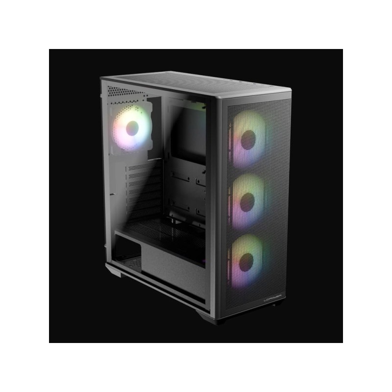 LC-Power Case 811B Meshwork_XL midi- tower, E-ATX, ATX,Micro-ATX, Mini-ITX, 4x fans