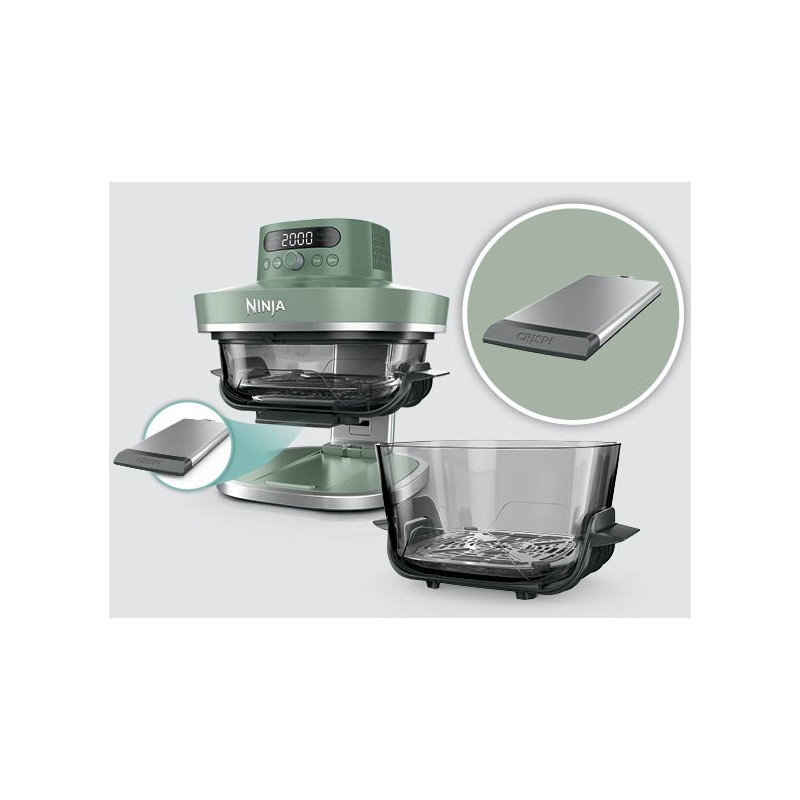 Ninja Crispie Pro - 6 L + 2,5 L posude, 6 programa kuhanja, kapacitet 6 l, dodatna 2,5 l posuda.